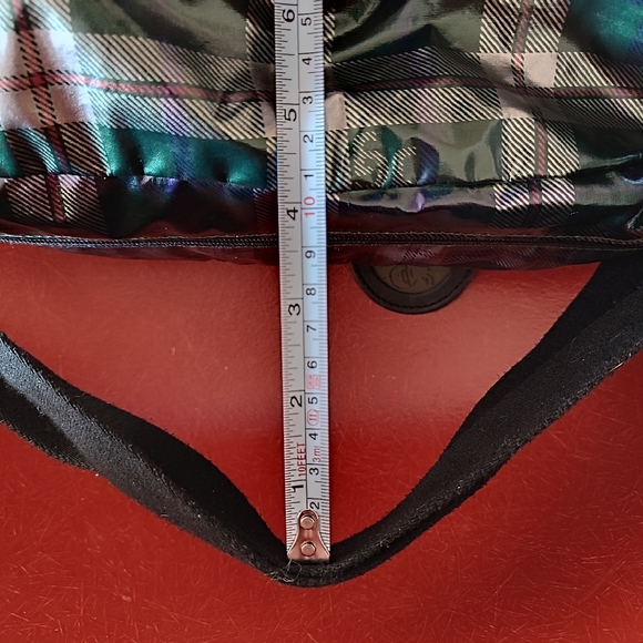 Jack Gomme Light Handbag - Green Check - Picture 13 of 15